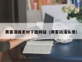 滦南黑客漫画素材下载网站（黑客动漫头像）